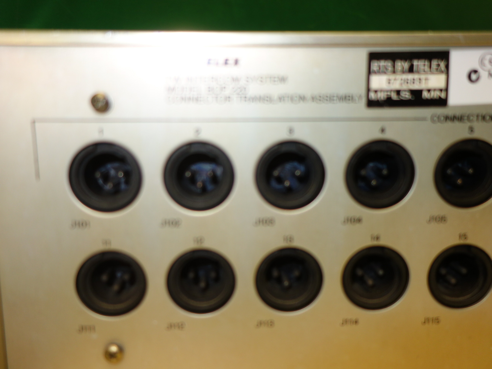 RTS / Telex BOP-220 Breakout Panel for SAP-1626