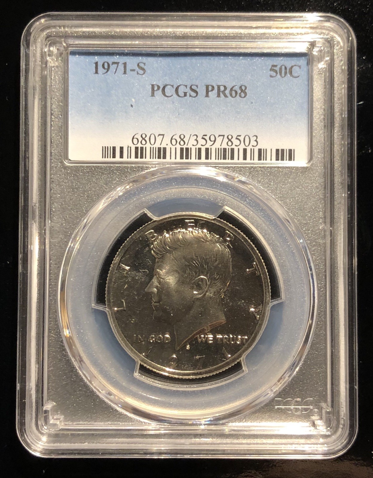 1971-S Proof Kennedy Half Dollar PCGS PR-68, Buy 3 Items, Get $5 Off!!