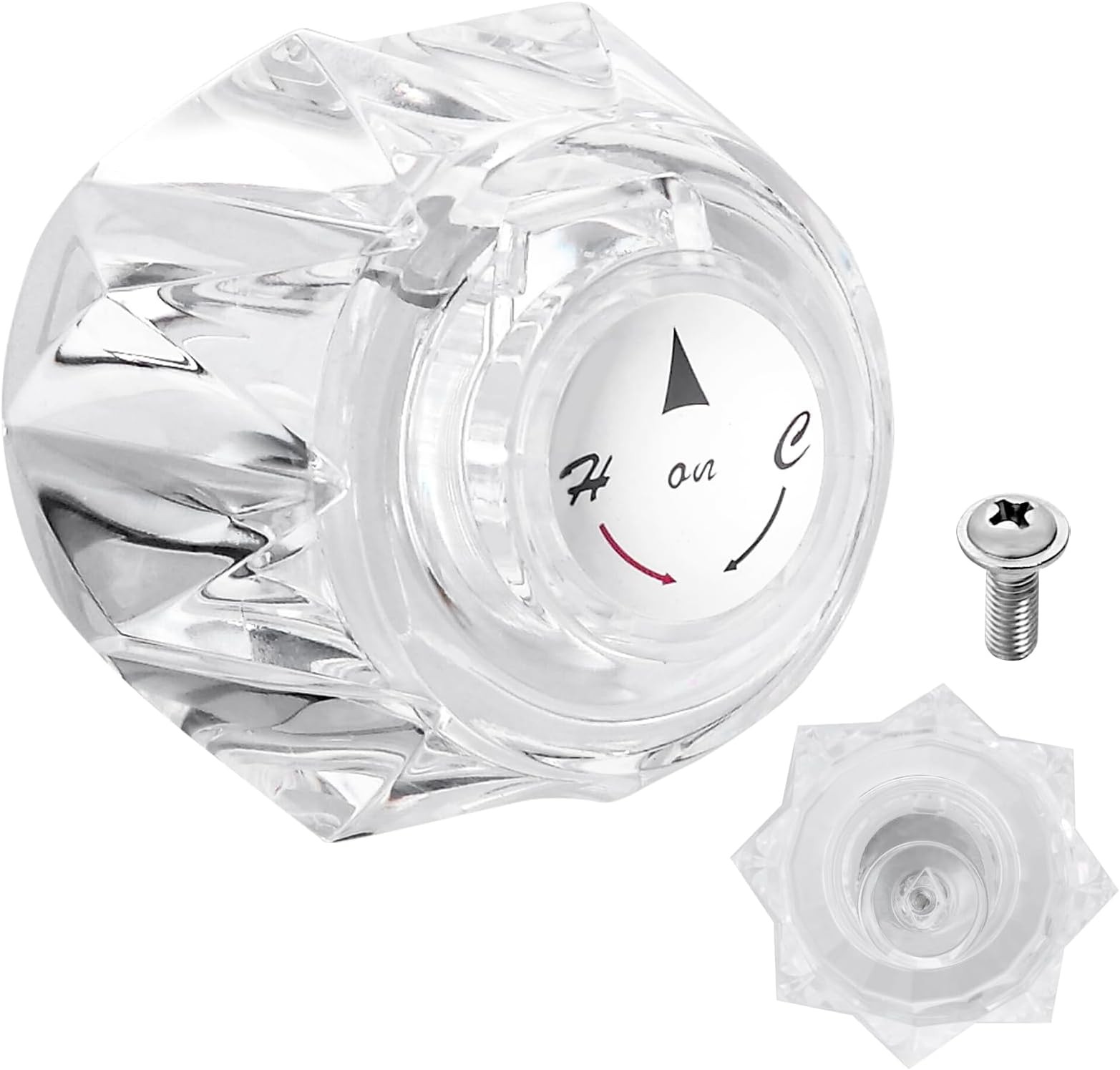 Faucet Handle Replacement Compatible with Delta Faucet RP2391 Single Clear Kn...