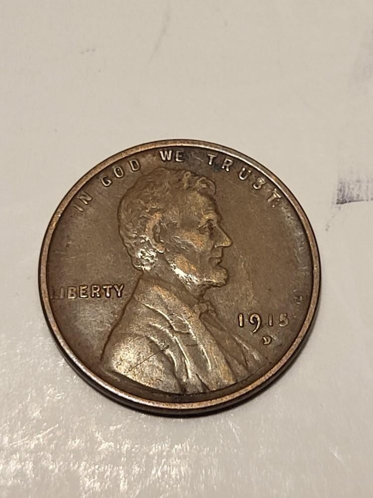 1915 D Lincoln Cent Tougher Date CHEAP !!!  B