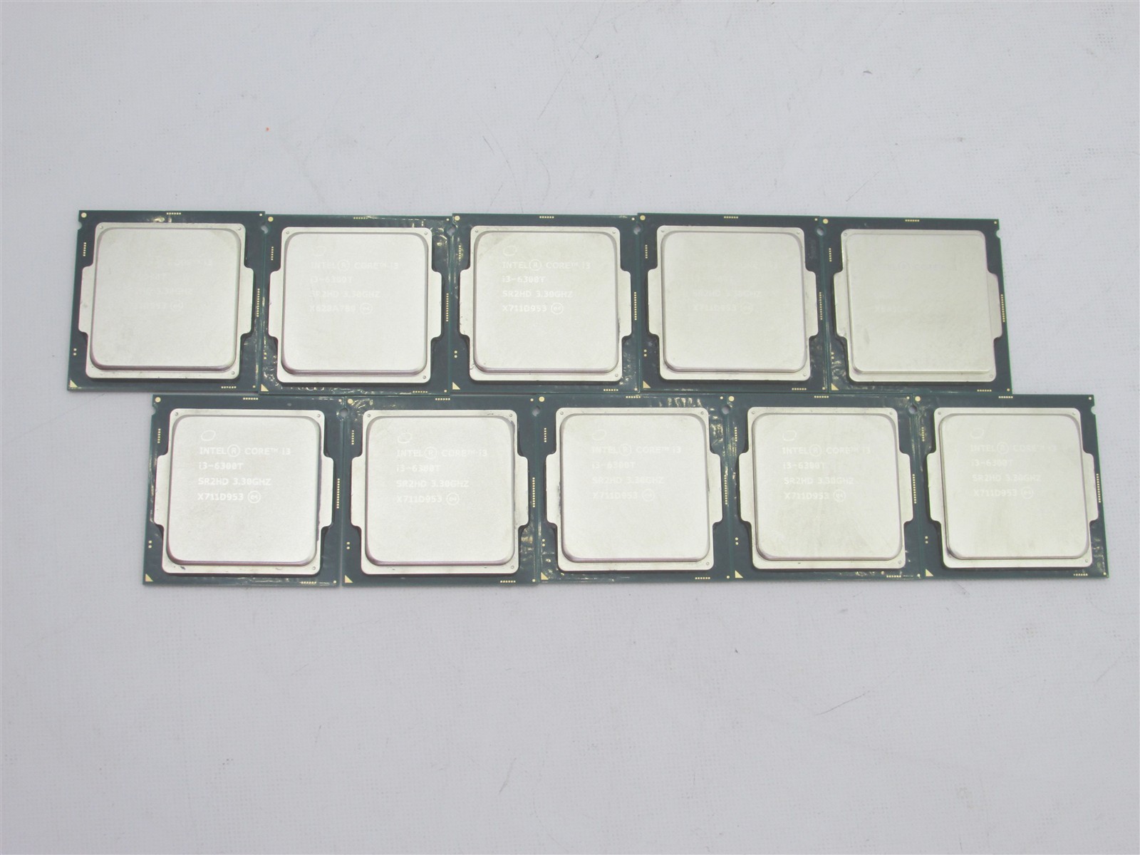 Lot of 10 Intel i3-6300T Skylake SR2HD 2C/4T@3.30Ghz 4MB L3 LGA1151 CPU TESTED