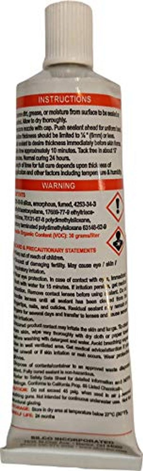 RTV 6500 Silicone Construction Grade - High Temperature Silicone