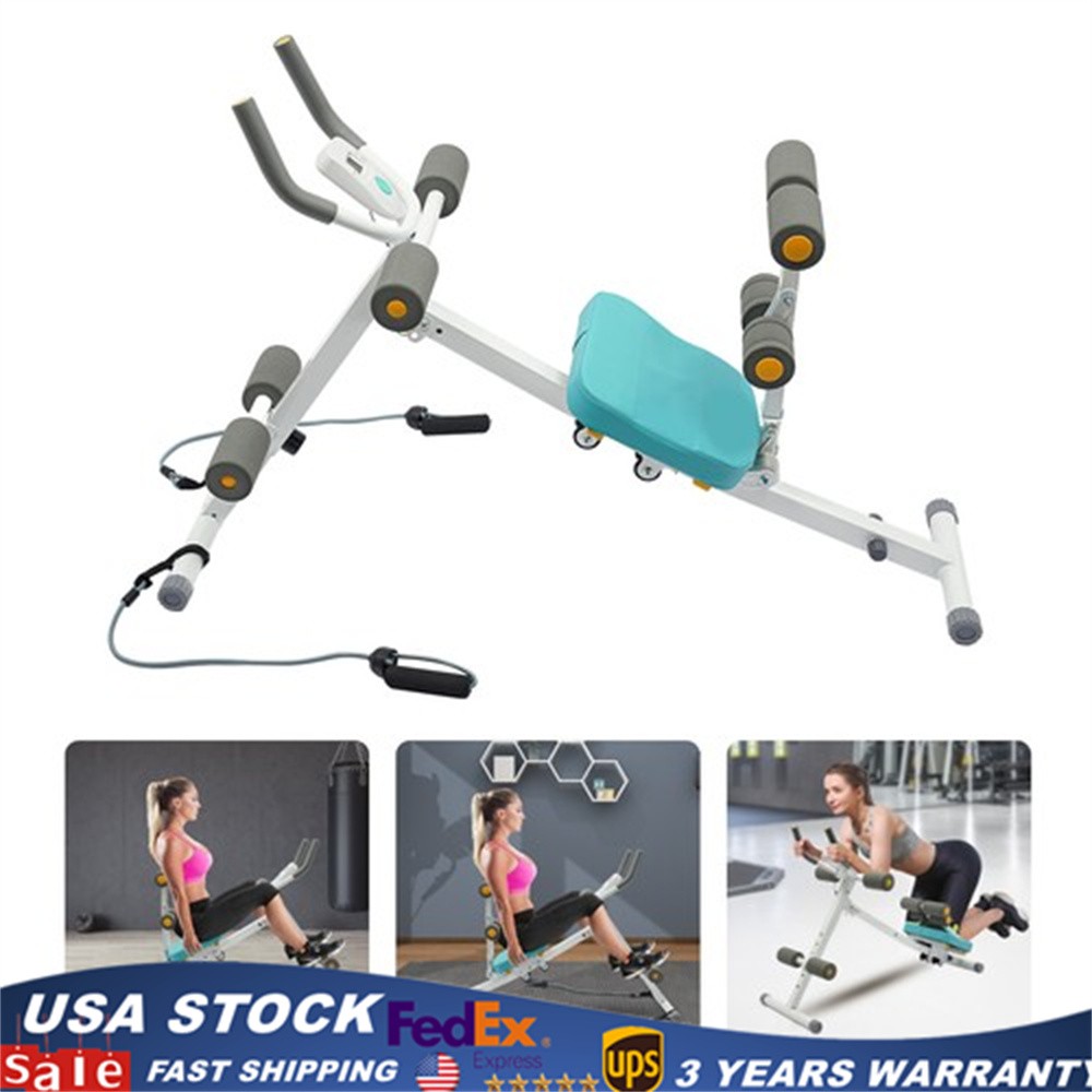 Ab Abdominal Exercise Machine Cruncher Trainer Fitness Body Shaper Gym Equipment