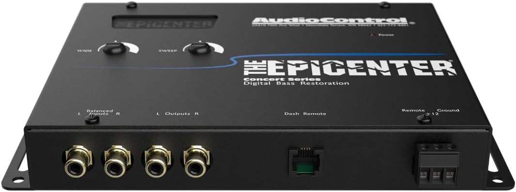 AUDIOCONTROL THE EPICENTER BLACK CAR AUDIO BASS RESTORATION DIGITAL EQUALIZER EQ