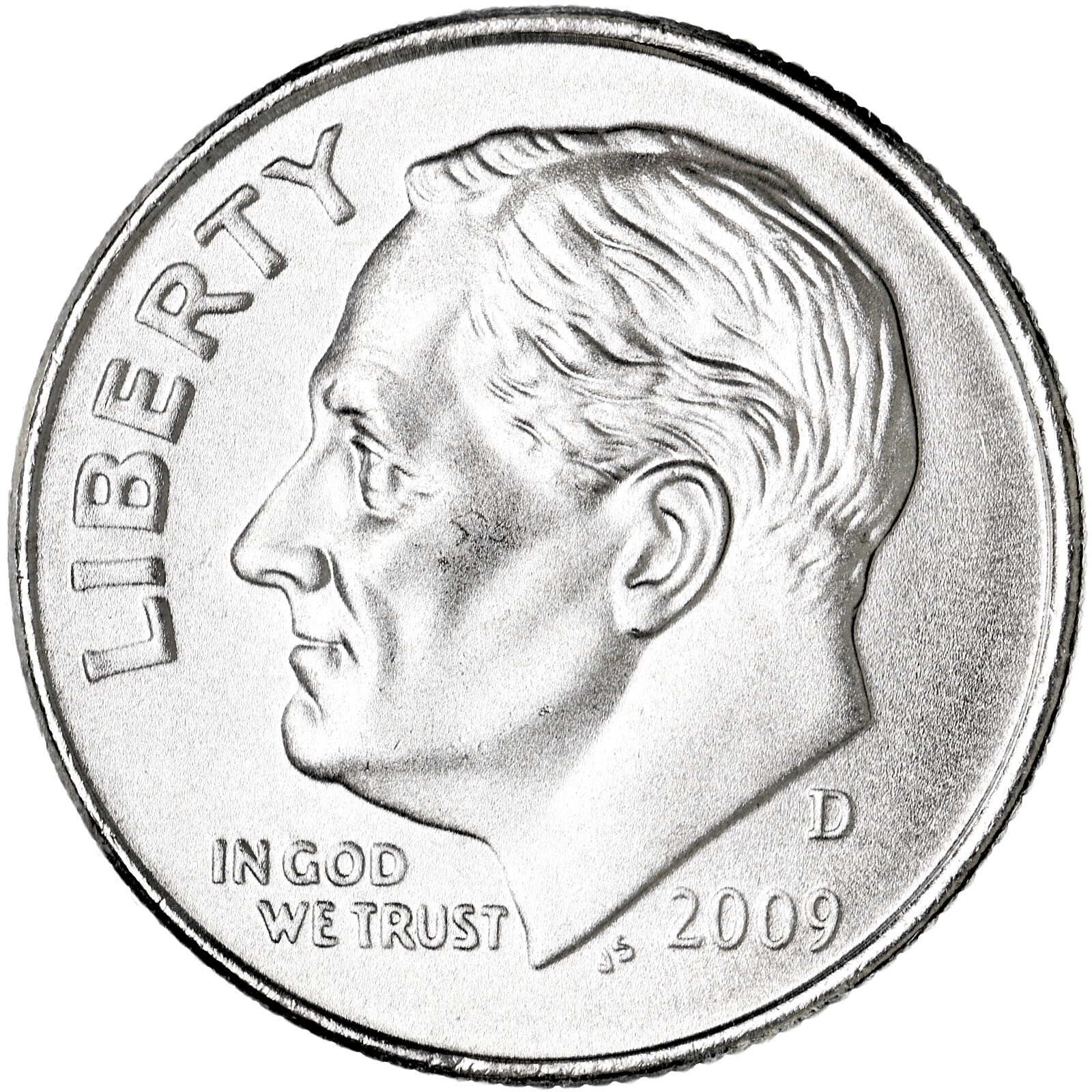 2009 D Roosevelt Dime Satin Finish
