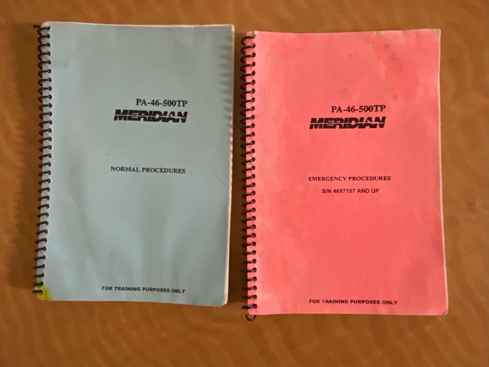 Meridian PA-46-500TP Normal & Emergency Procedures Manuals