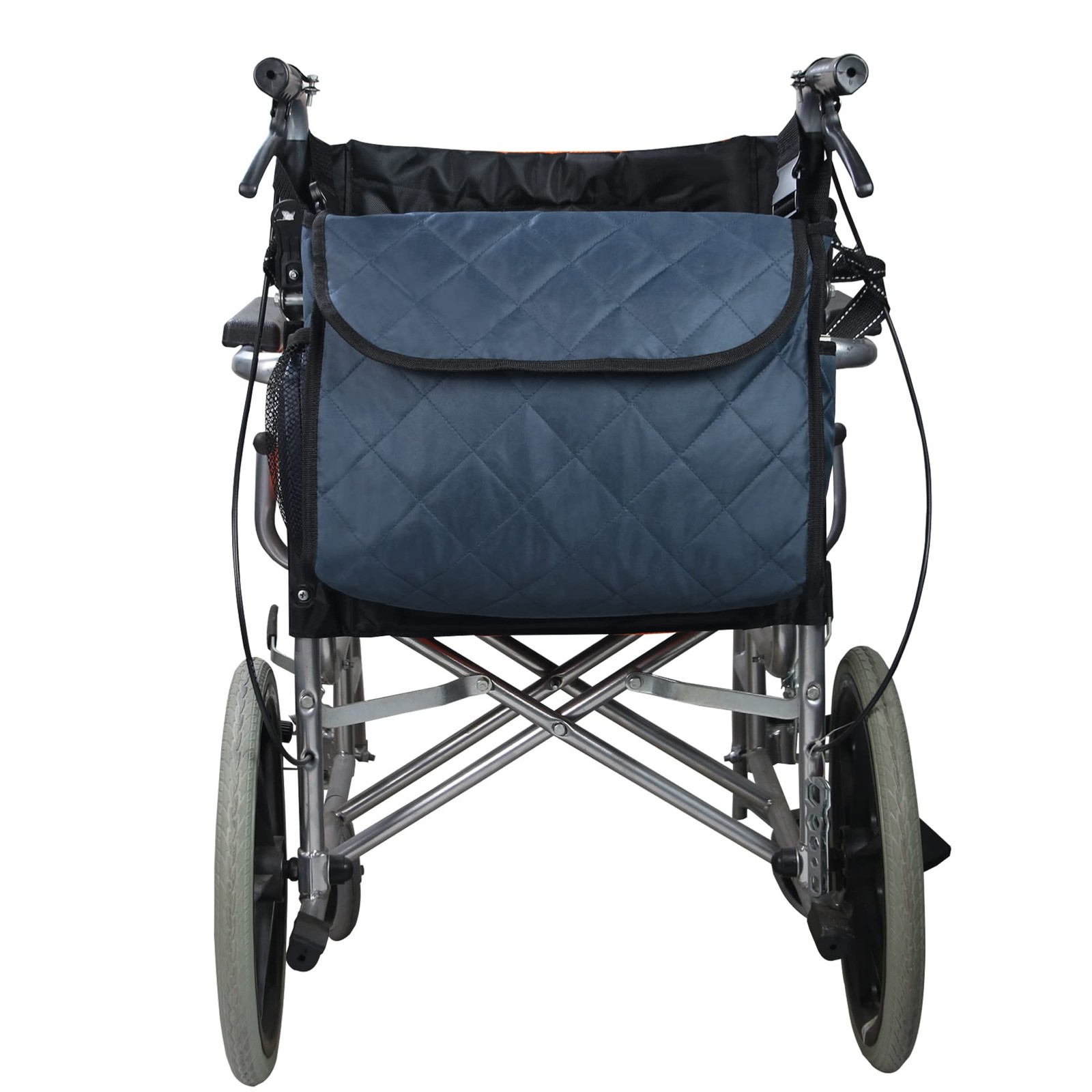 Large Capacity Wheelchair Bag Hang On Back of Walker Rollator Wheelchair