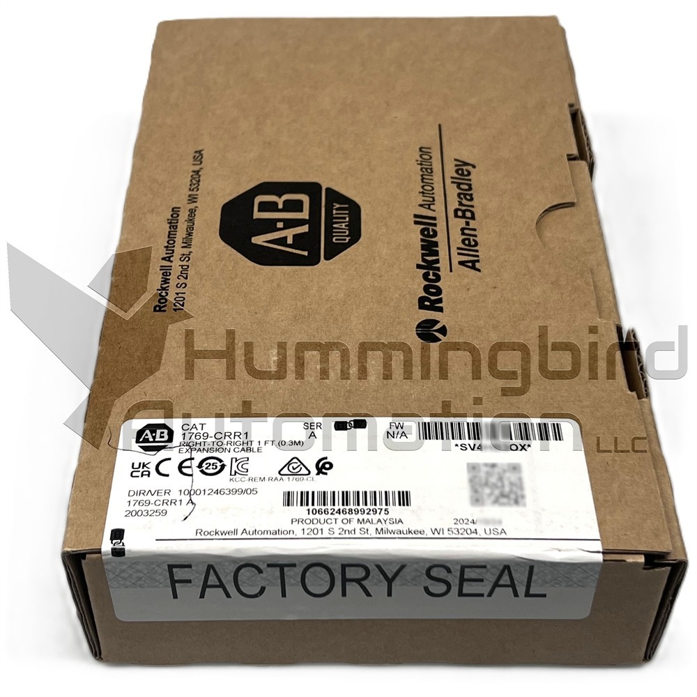 2024 Allen Bradley 1769-CRR1 /A CompactLogix SEALED Surplus Right End Cap *USA*