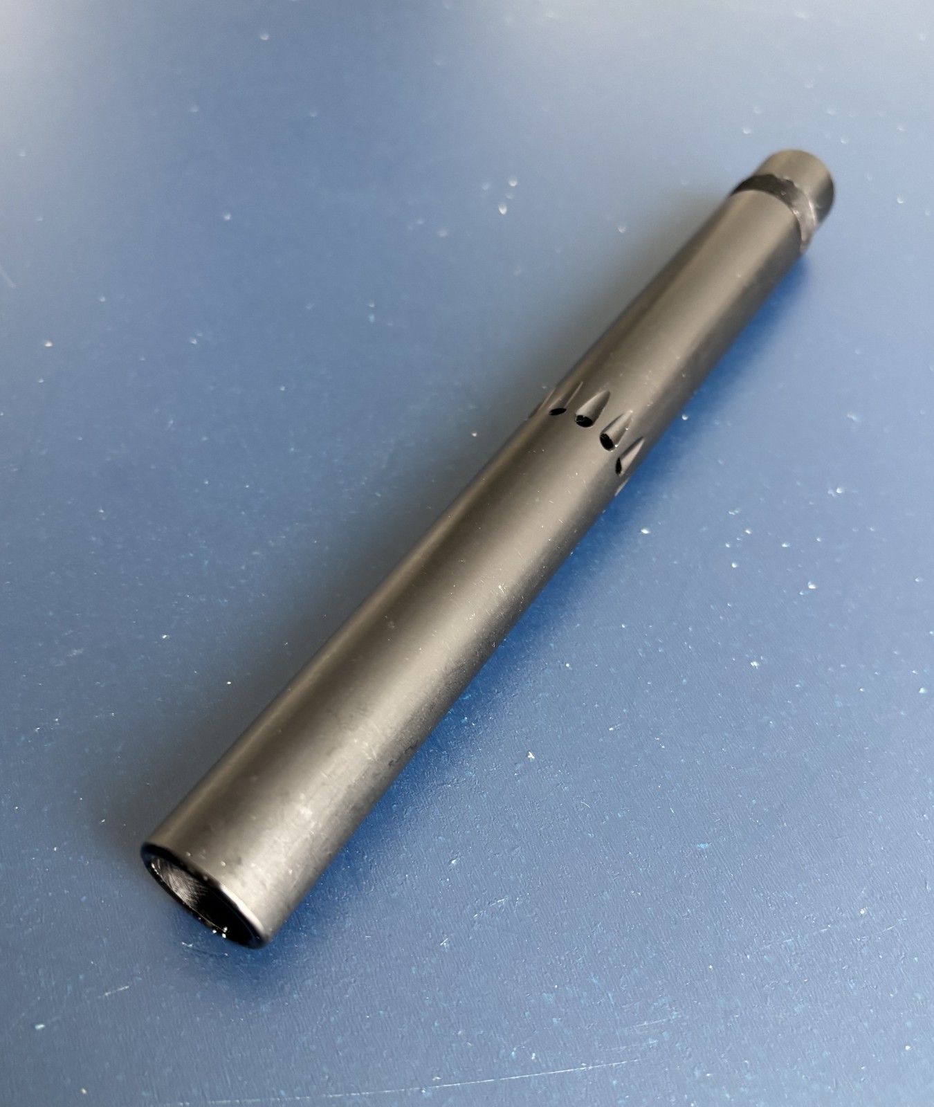 8.5" Black Threaded Ported Black Barrel for Tippmann A5 Paintball Gun