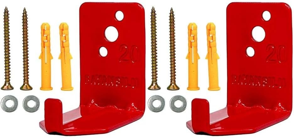 2-UNIVERSAL FORK STYLE WALL MOUNT BRACKETS 5-10 & 40lb. FIRE EXTINGUISHER