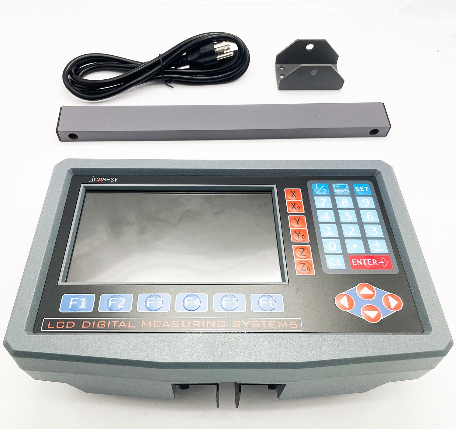 3 Axis LCD Digital Readout For Milling Lathe Machine With Precision Linear Scale