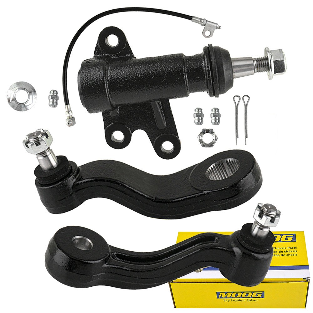 3PCS MOOG Front Steering Idler Pitman Arm Bracket for Cadillac Escalade Blazer