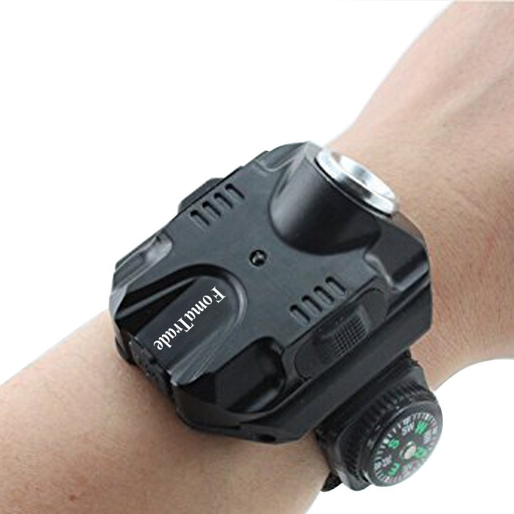 FomaTrade Super Bright Wrist LED Light R2 Rechargeable Waterproof LED Flashlight