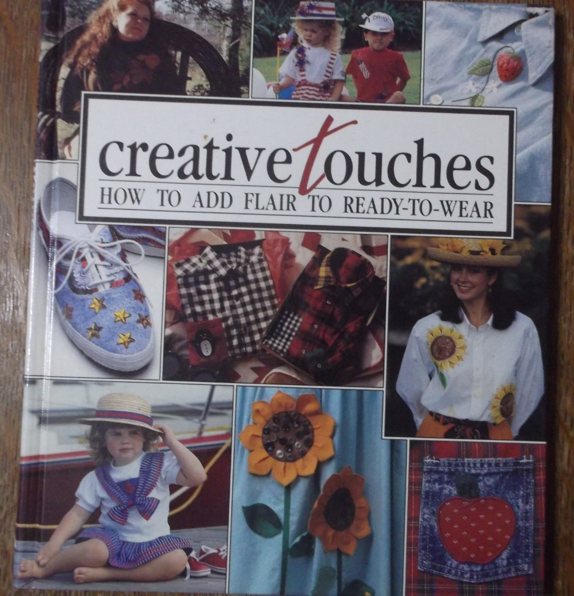 CREATIVE TOUCHES embellishment craft book personalize Leisure Arts 1992