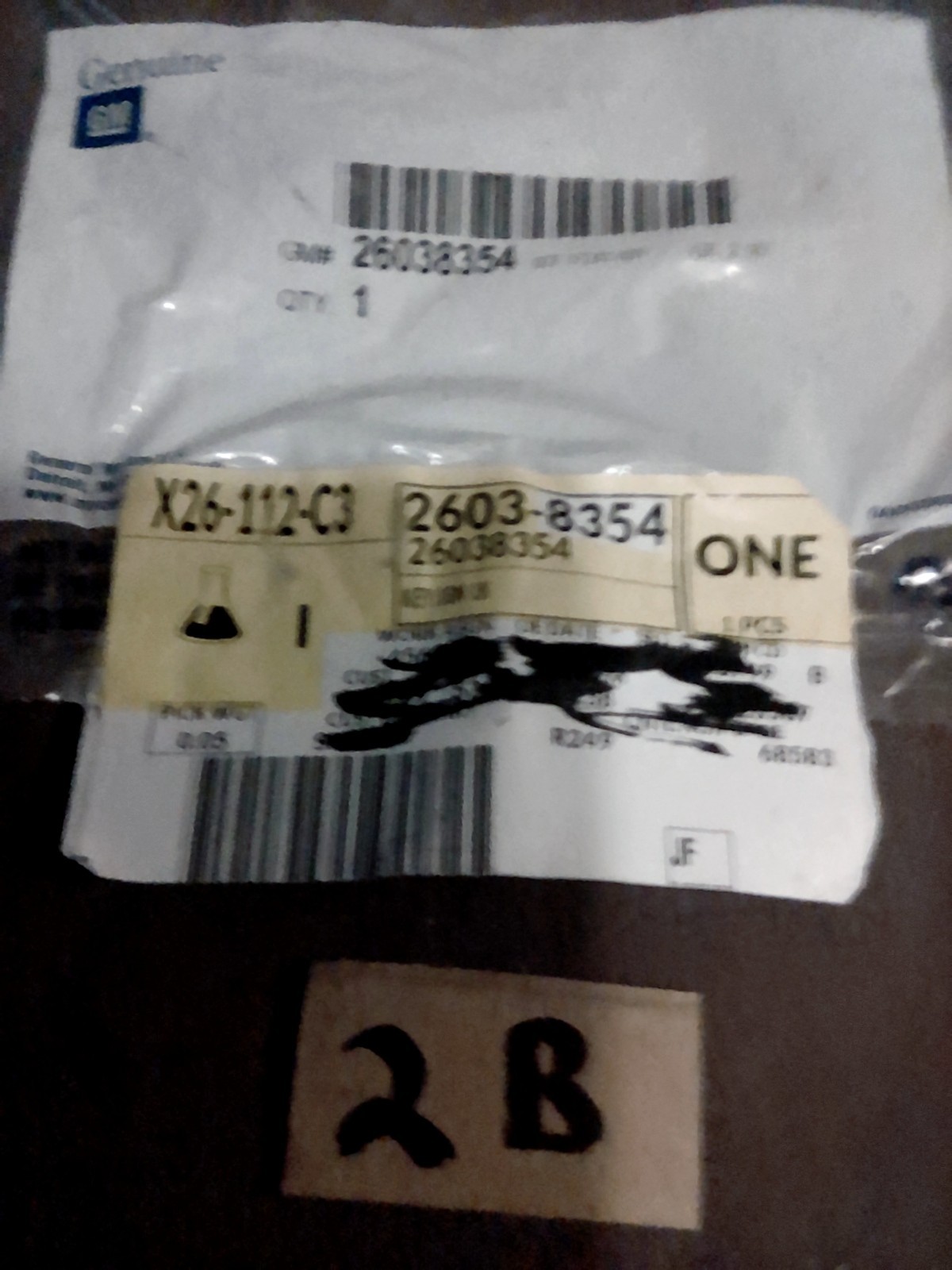 Genuine GM Ignition Key 26038354