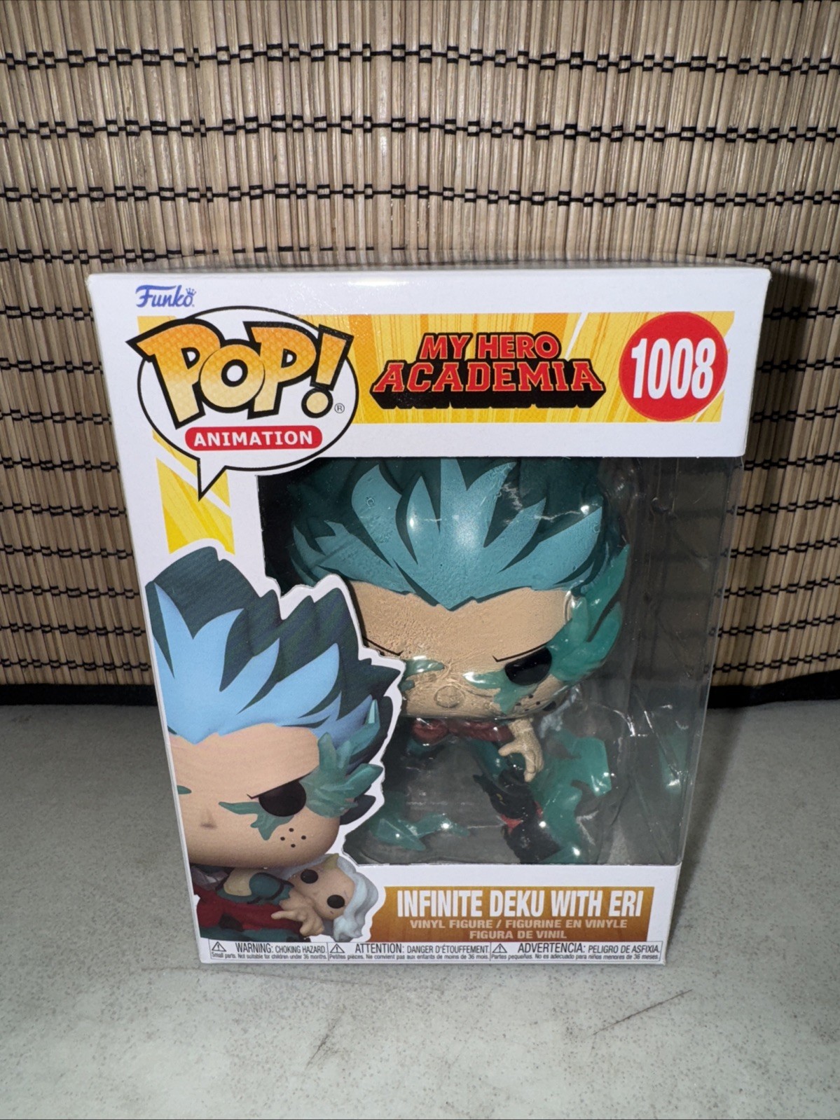 Funko Pop! My Hero Academia Infinite Deku With Eri #1008 Vinyl Figure