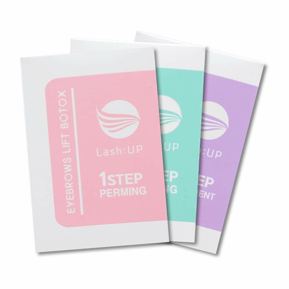 Lash Up Eyebrows Lift Lifting Kit Individual Steps 10 packets of 0.8g
