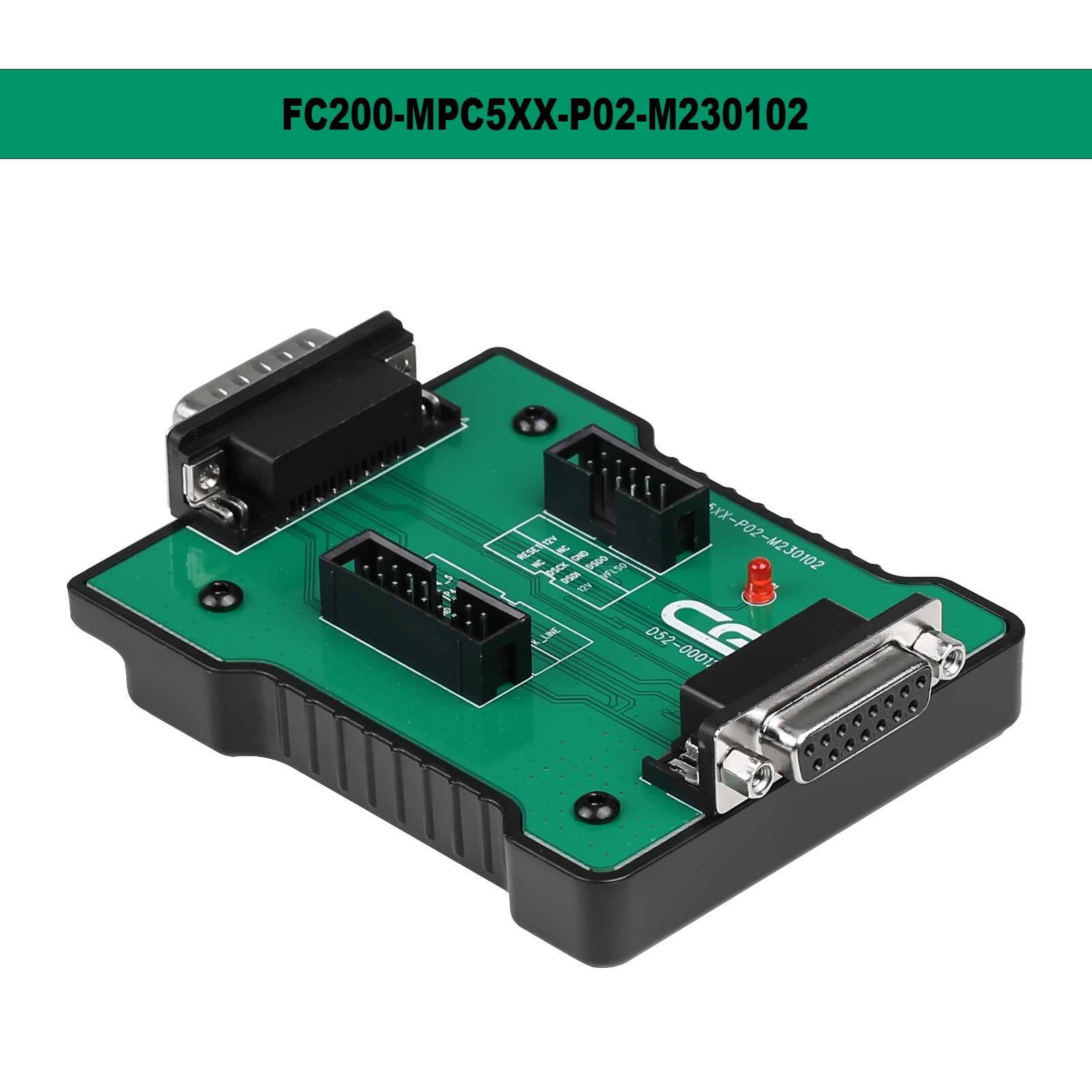 2026 CG FC200 MPC5XX Adapter FC200-MPC5XX-P02-M230102 For BOSCH Read/Write Data