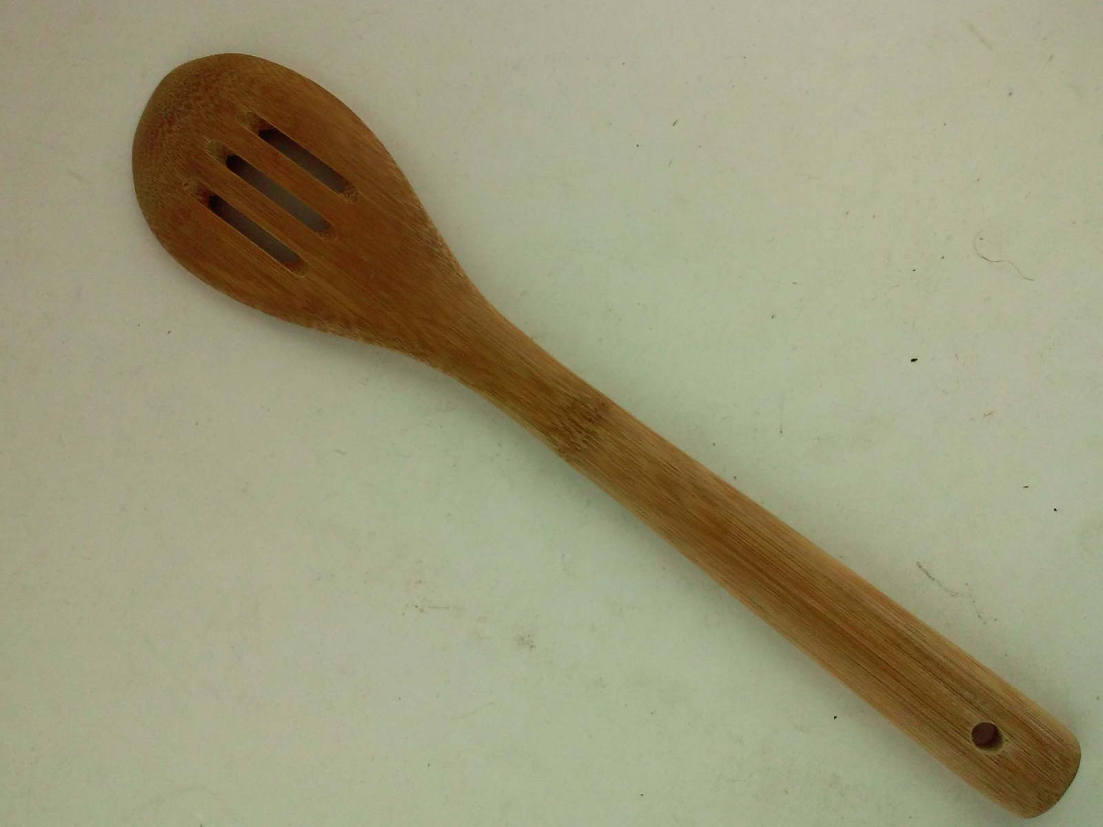 Wood Slotted Spoon