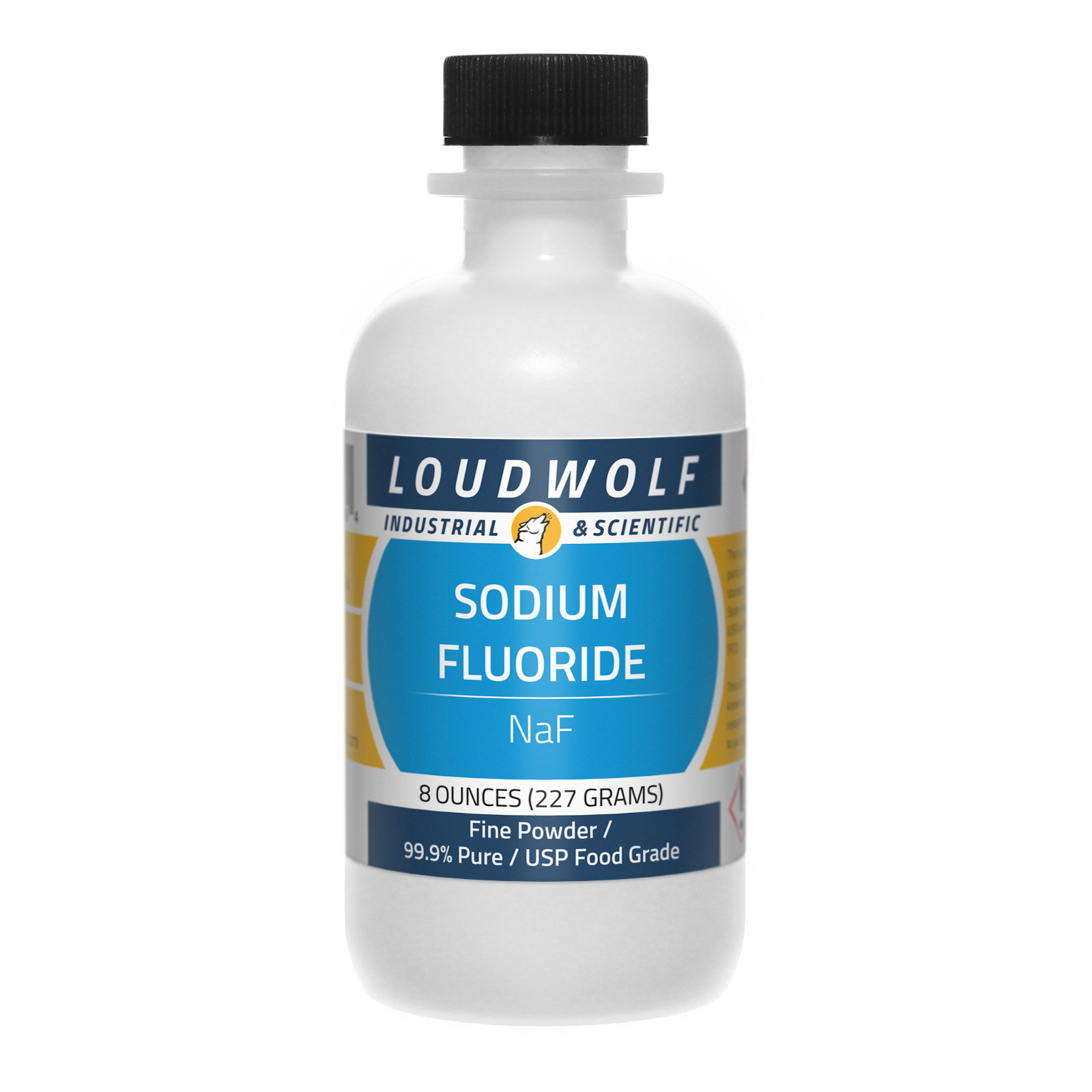 Sodium Fluoride, 8oz, Reagent Grade 98% Pure, Sturdy Bottle SHIPS SAME DAY