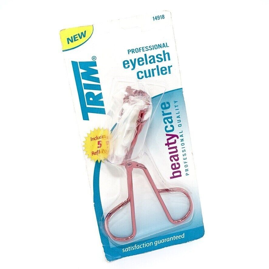TRIM Beauty Care Professional Eyelash Curler ~BLACK Full Size (New In Box)-V4