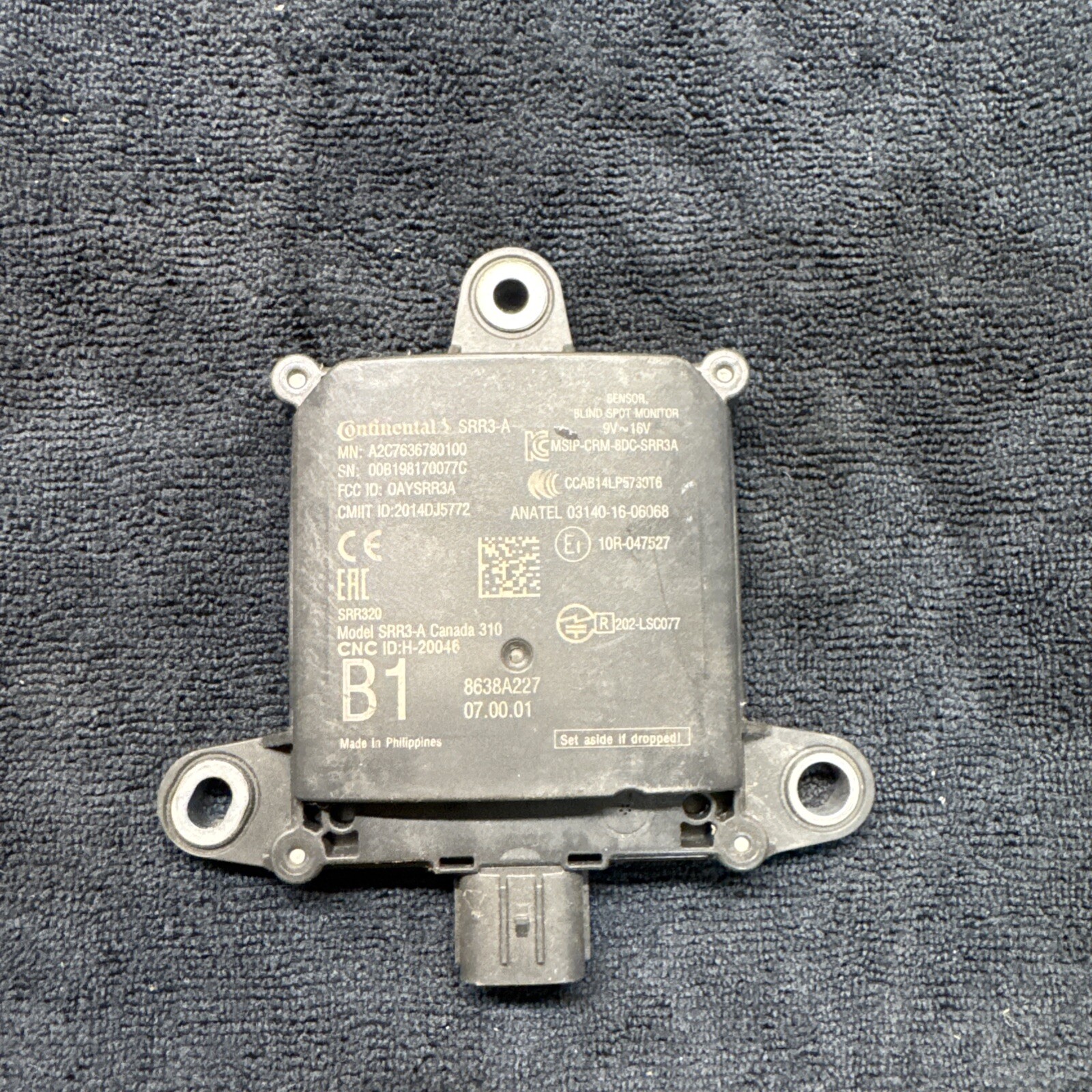 2017-2021 Mitsubishi Outlander Sport Blind Spot Sensor OEM Distance Radar Module