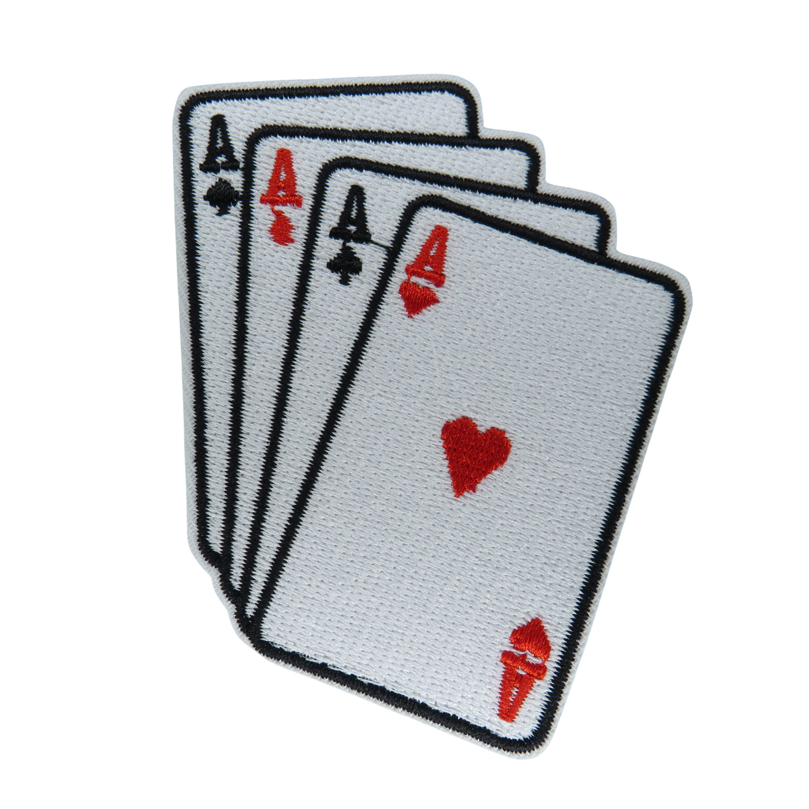 Patch poker playing cards patch iron on patch biker punk patch iron on