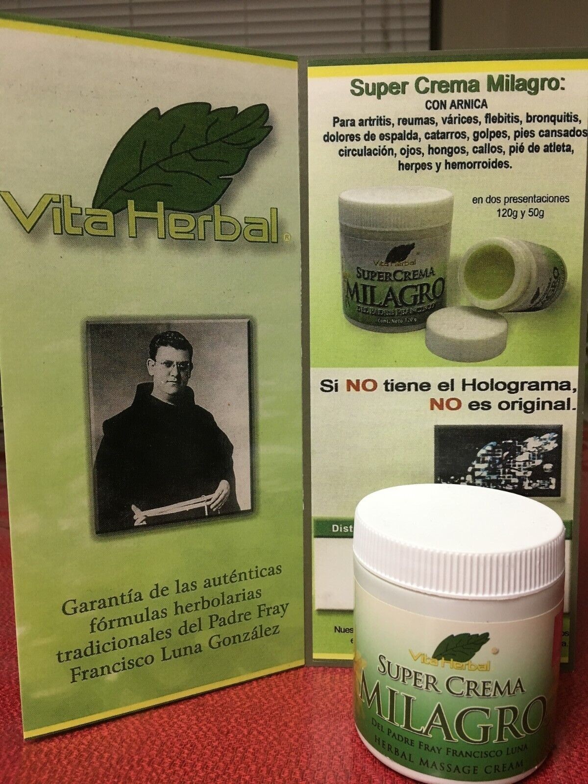 Auténtico Original Super Crema Milagro Authentic Super Miracle Cream