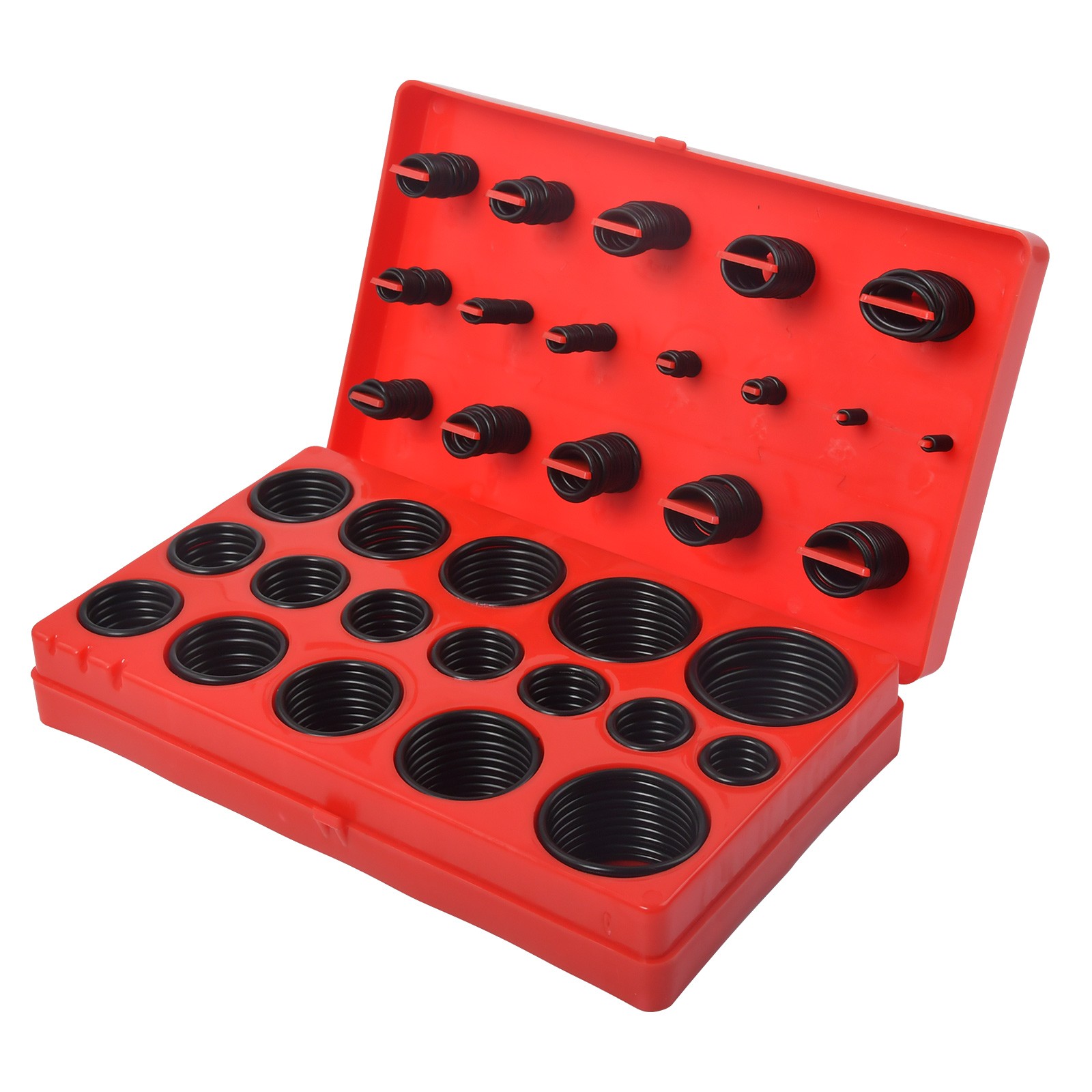 826 PCS Universal O Ring Assortment Set Metric Oil Proof Kit 64 Size O-Ring Case