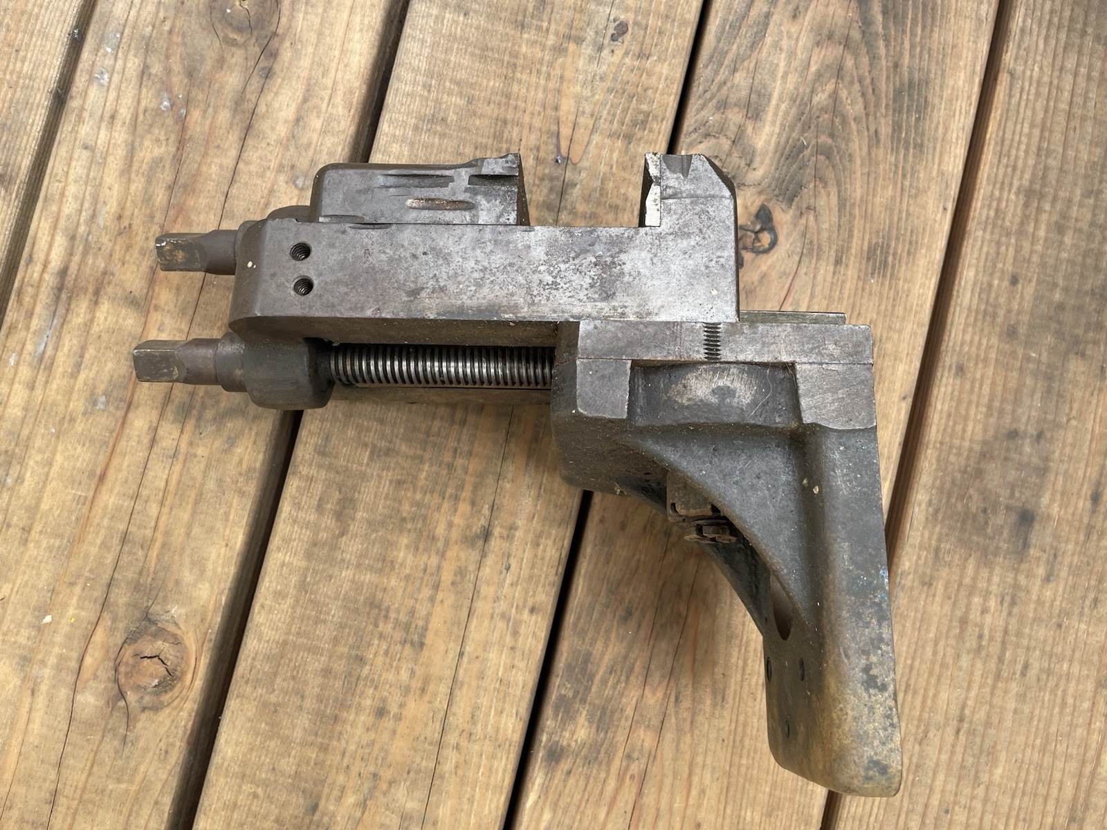 VINTAGE MILLING LATHE MACHINING VISE W&B BRITTON MACHINE WORKS SAN JOSE CA