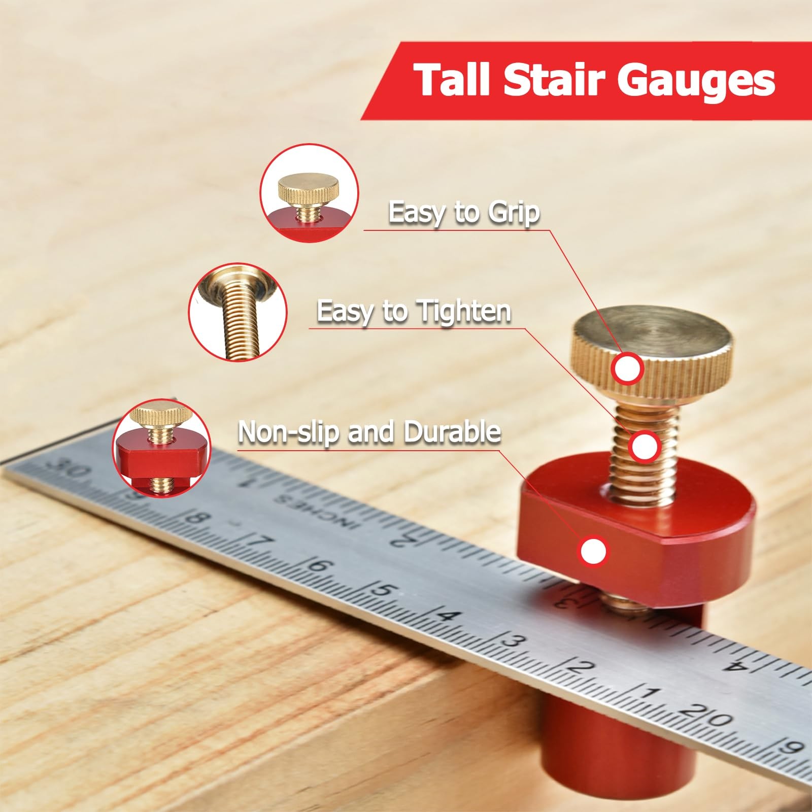 Stair Gauges for Framing SquareRafter Layout Marking Repetitive AnglesFraming...