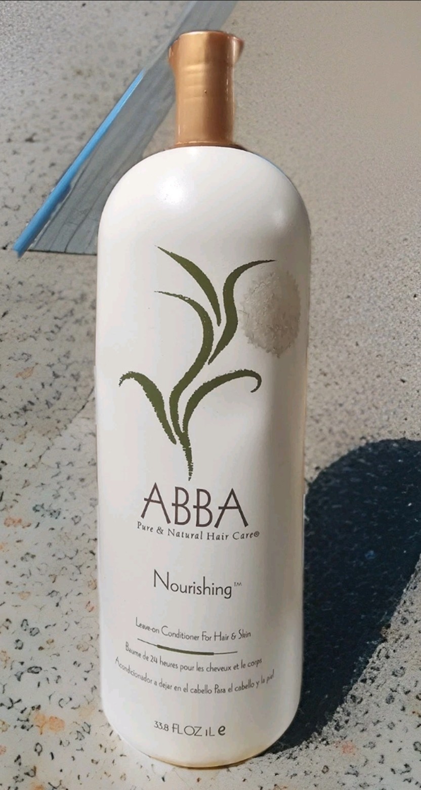 Abba Nourishing Leave On Conditioner For Hair & Skin 33 Oz Jumbo Size