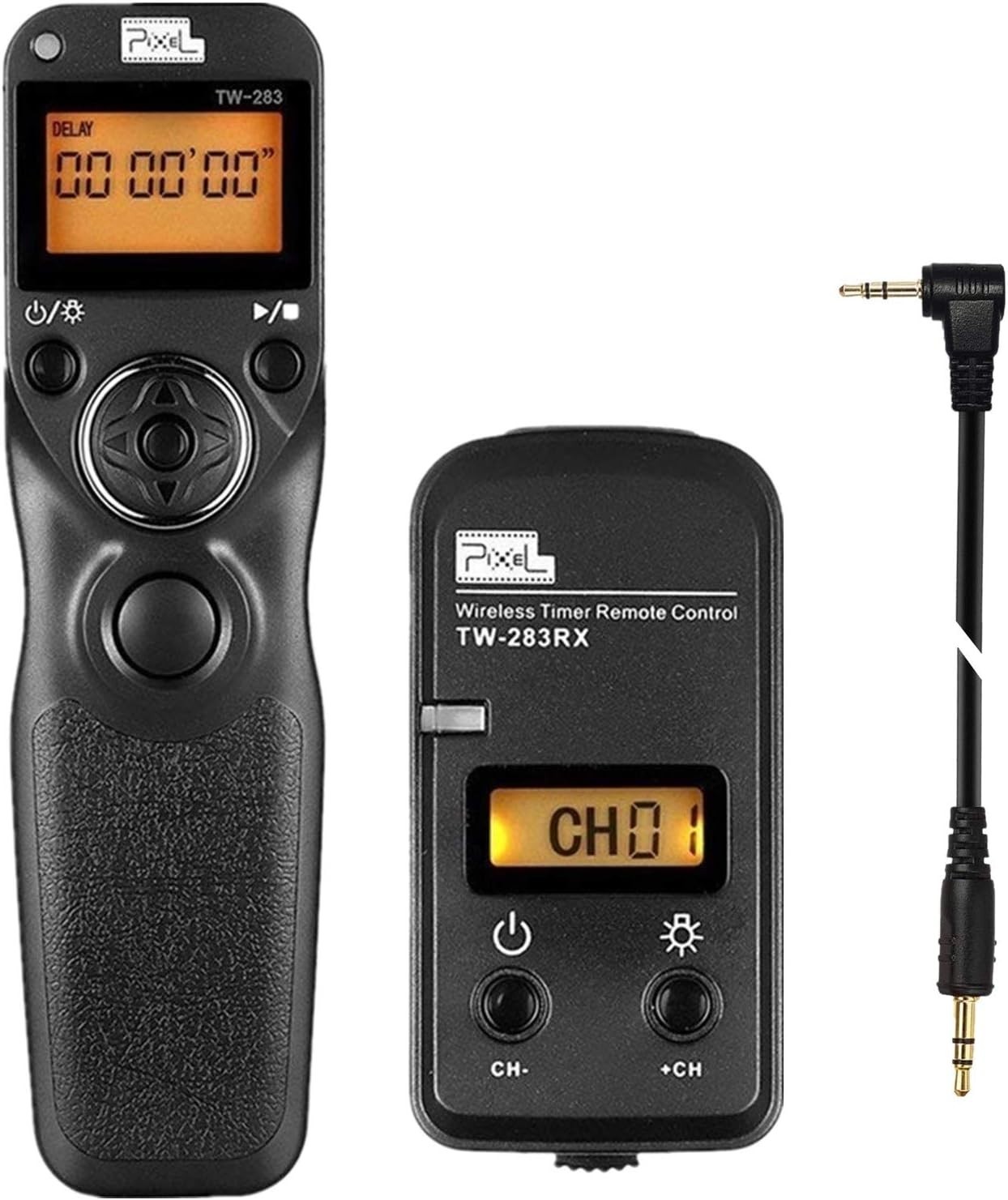 Pixel TW283-E3 Remote Shutter Intervalometer Controller Release Canon Pentax &