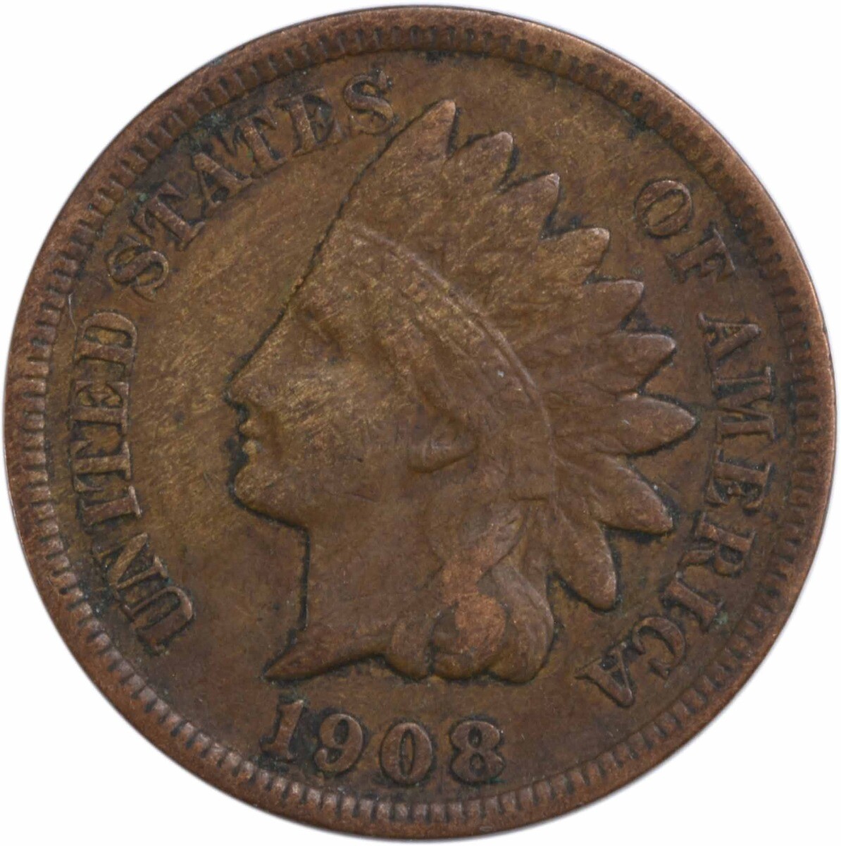 1908-S Indian Cent VF Uncertified #606