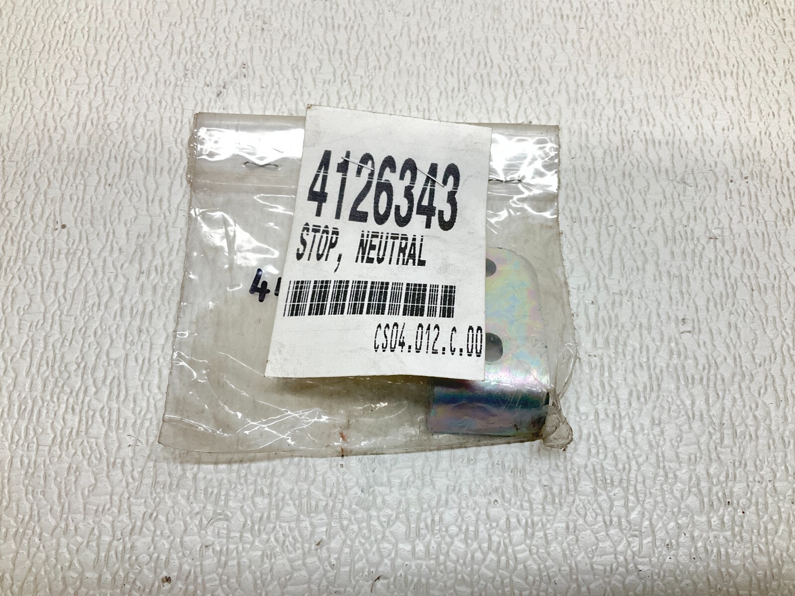 EZGO 4126343 Neutral Stop CS04.012.C.00 New (TSC)