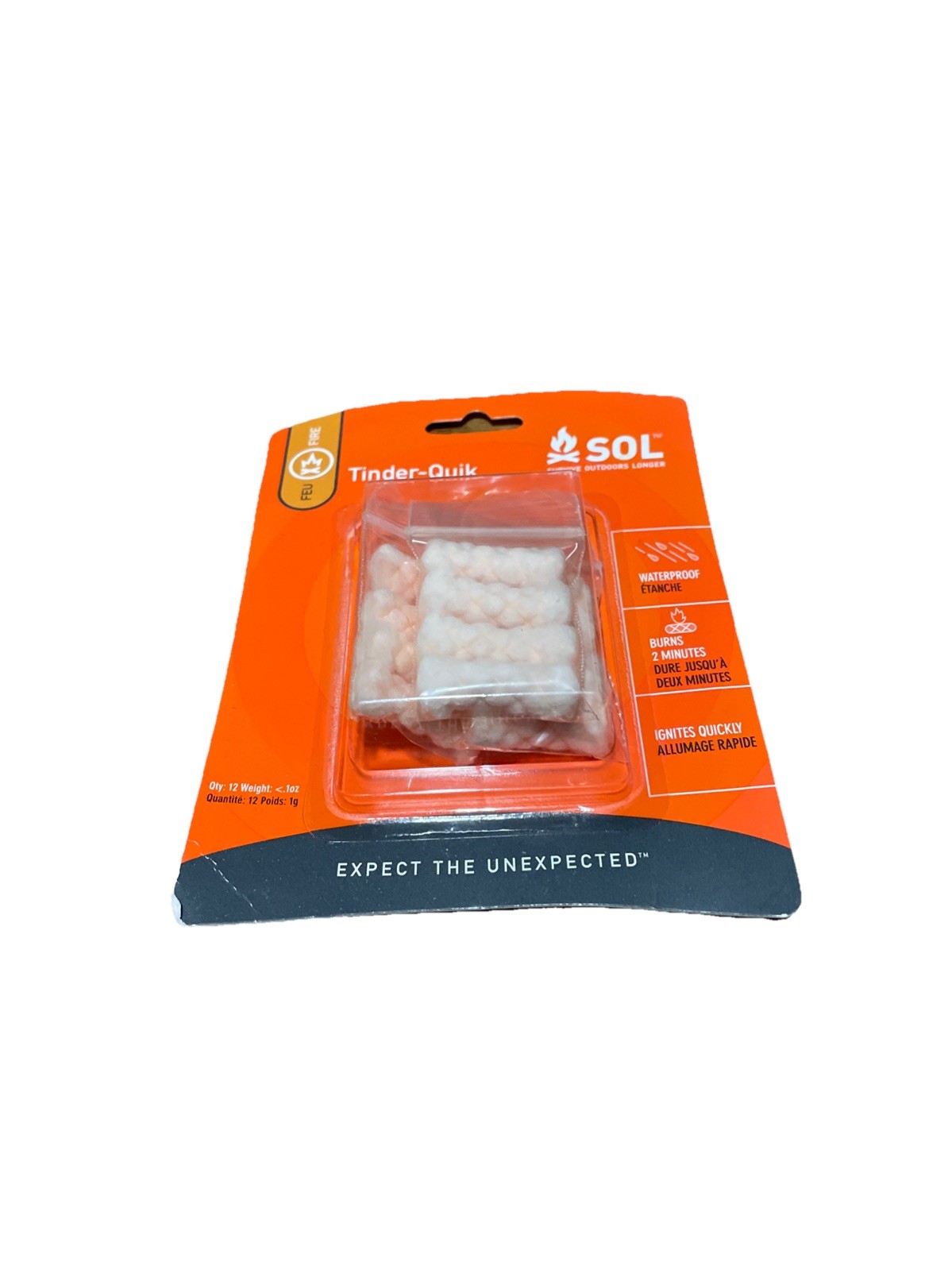 Adventure Medical Kits SOL Tinder-Quik Waterproof Quick Light Tinder 12 Pack