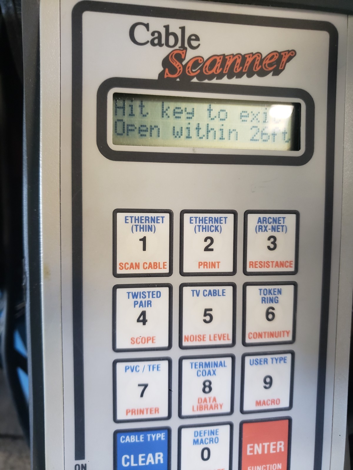 Microtest Cable Scanner
