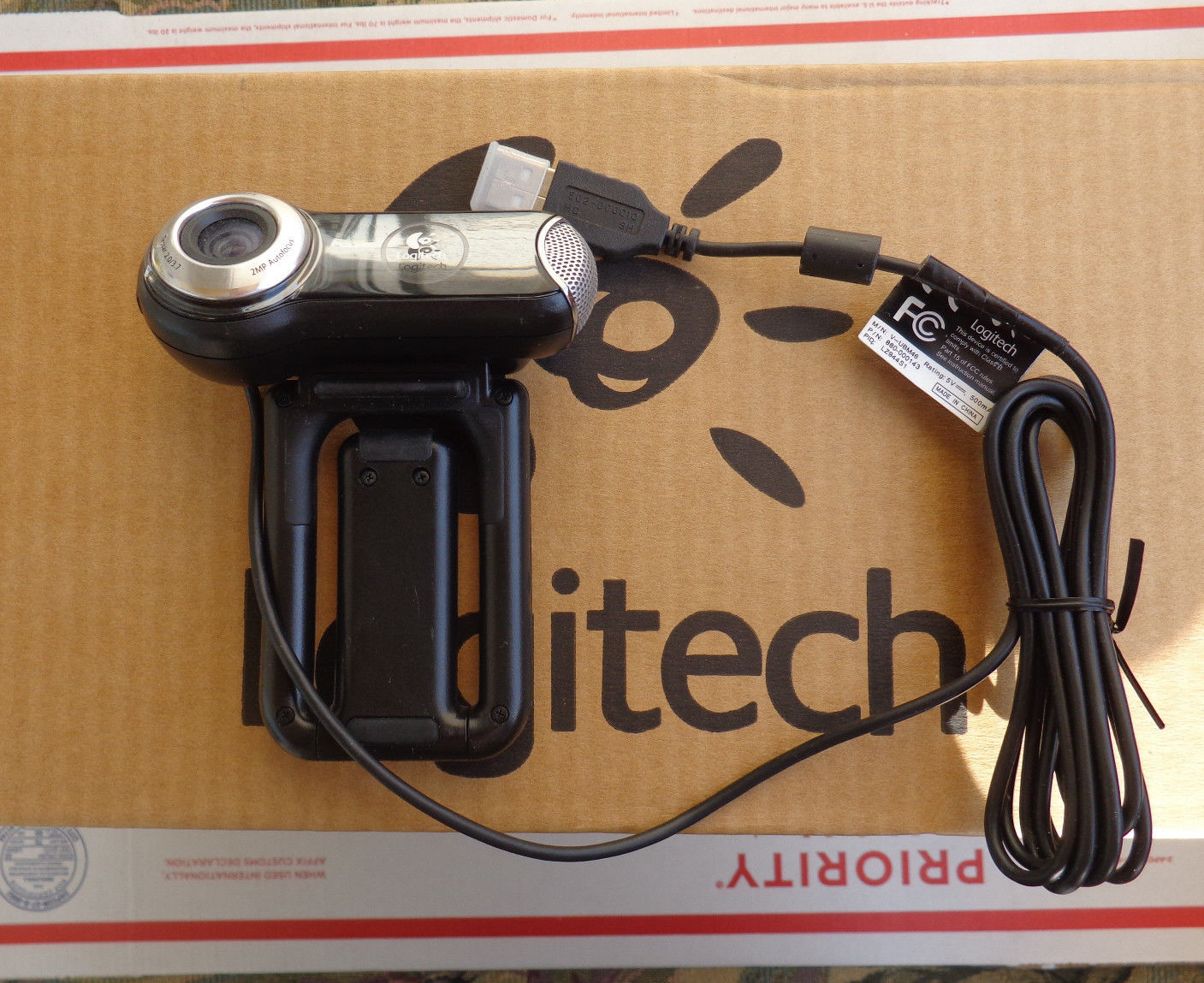 Logitech QuickCam Vision Pro for Mac & Win (Black)  in Very-Good Work Condition