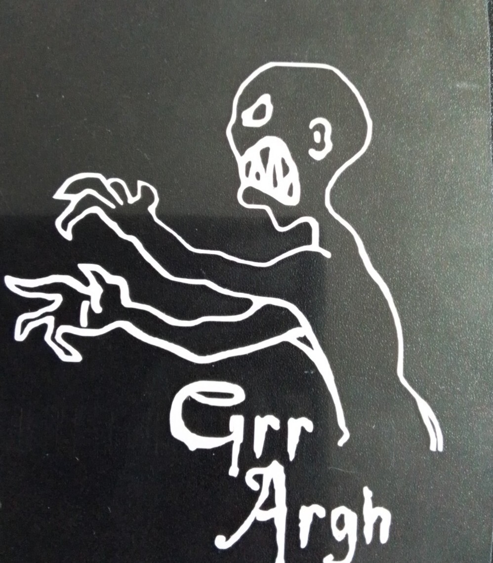 BUFFY the vampire slayer Decal Vinyl Car Window Sticker (( Grr Argh )) 3.5x4!