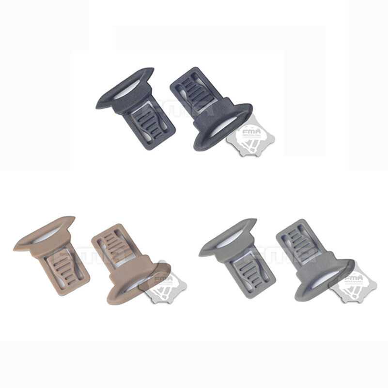 FMA Helmet Rail Goggle Swivel Clips BK/DE/FG