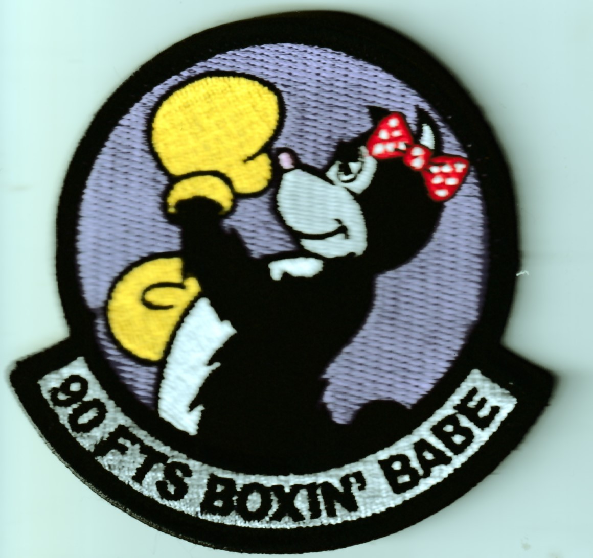 USAF Air Force 90th Flying Training Sqn Boxin' Babe Sheppard AFB Texas patch