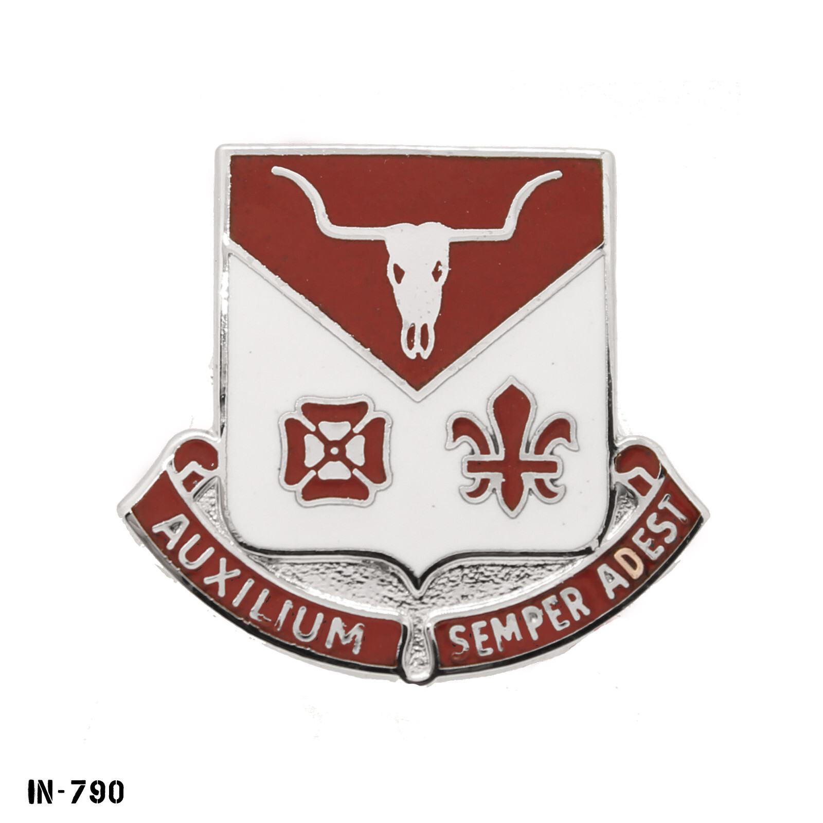 112th Medical Brigade OH NG ~ Auxilium Semper Adest ~ US Army DUI Crest Pin NEW