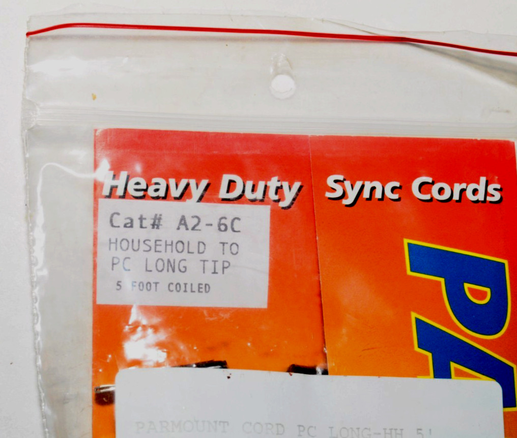 HOUSEHOLD TO PC LONG TIP SYNC CORD- PARAMOUNT- UNUSED-HEAVY DUTY