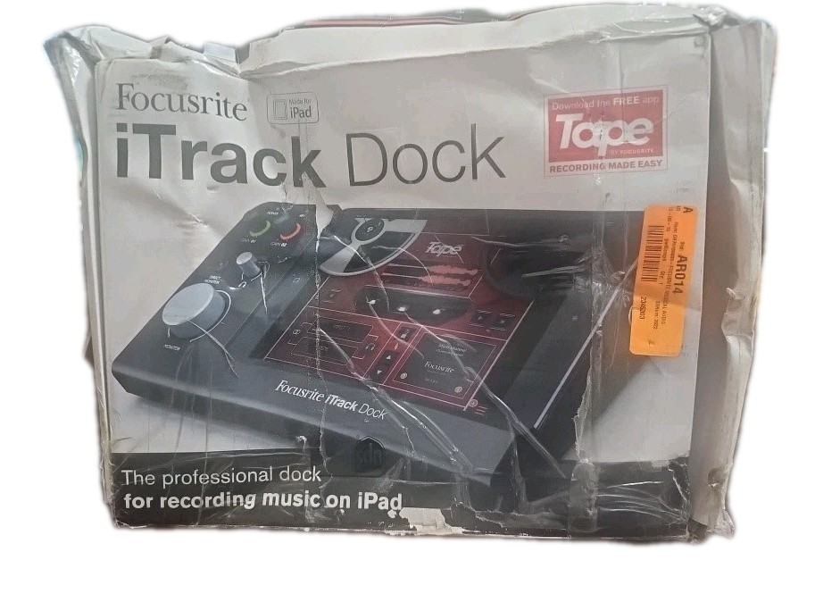 Focusrite iTrack Dock Portable Music Recording Studio Audio Interface For iPad