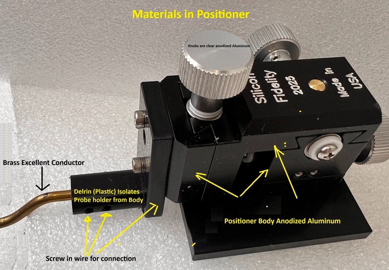 Probe Positioner For Cascade Microtech Probe Station IV CV Probing Made in USA