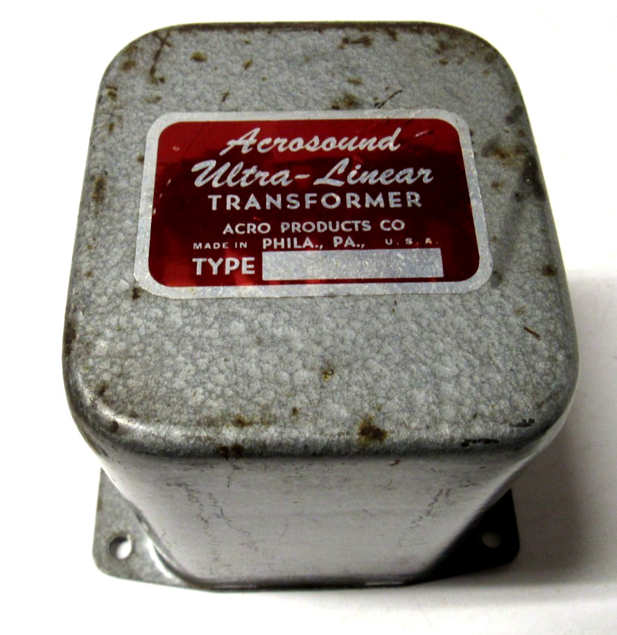 Acrosound Ultra Linear Transformer TO-275 Acro Products Co.