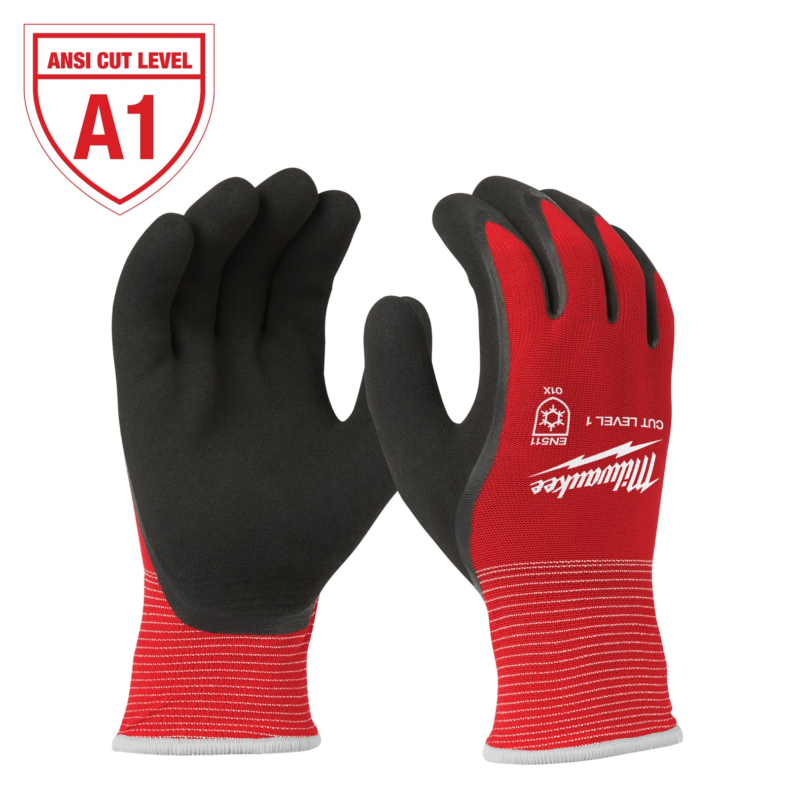 Milwaukee Tool 48-22-8912 Cut Level 1 Winter Dipped Gloves - L