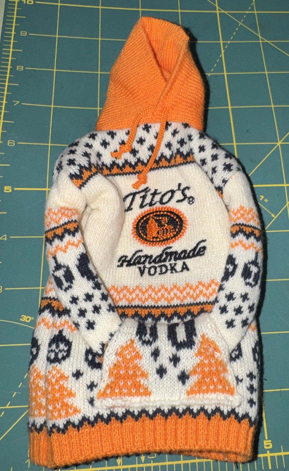 Titos Handmade Vodka Sweater Bottle Cover Collectible 2024 Holiday Release