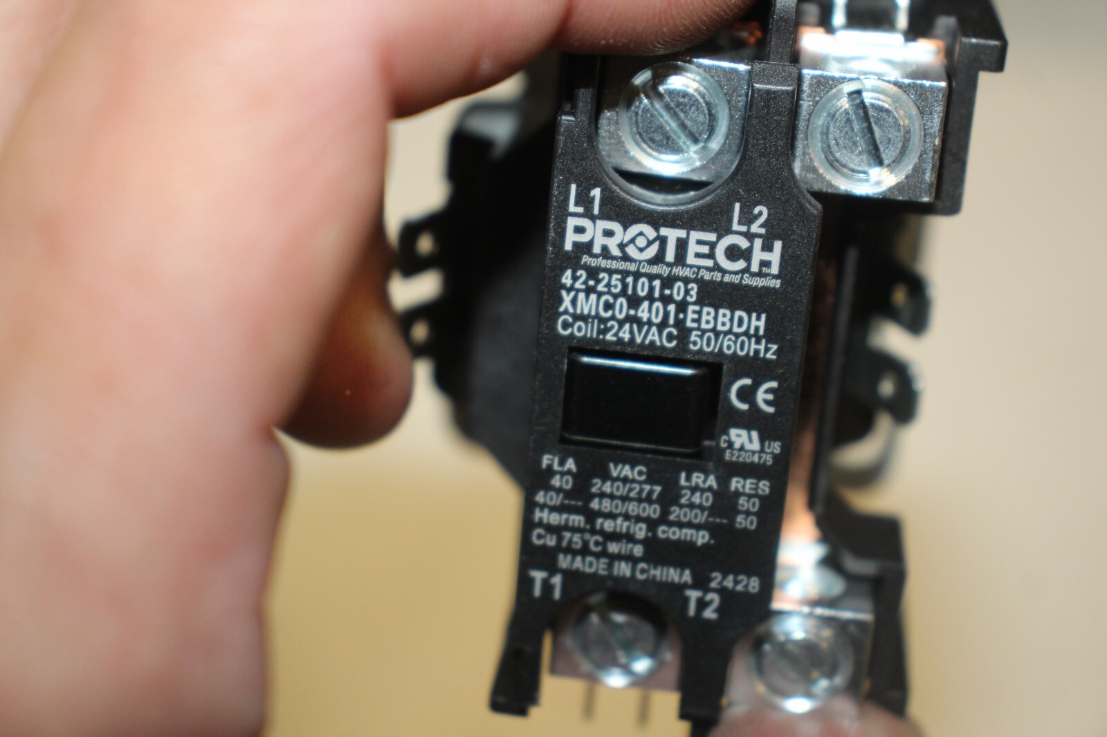 ProTech Rheem Ruud Contactor XMC0-401-EBBDH