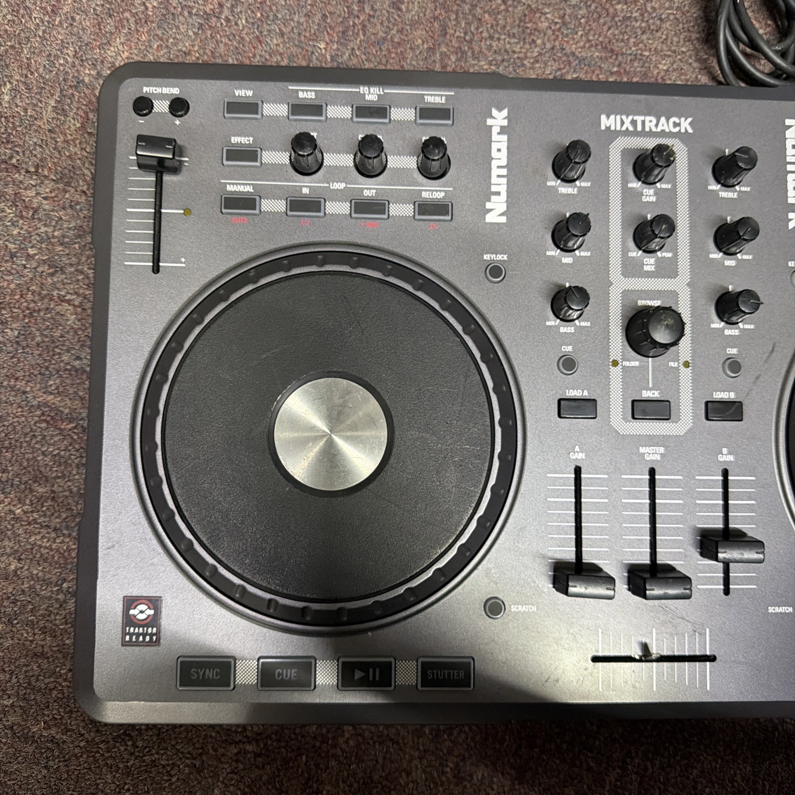 Numark Mixtrack USB DJ Controller Tested Working Original 1st Gen N382 2012
